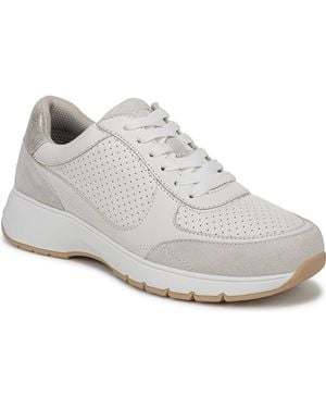 Dr. Scholls New Energy Round Toe Low Top Walking Sneakers - White