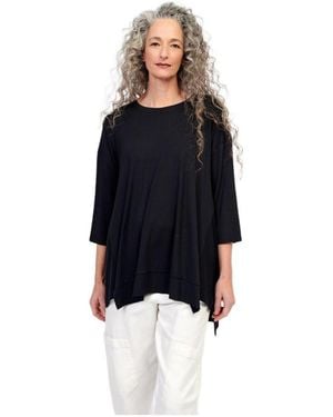 Alembika Essential Oversized Trapeze Top - Blue