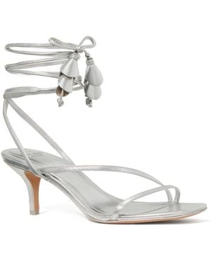 Kate Spade Lily High Heel Lace-up Sandals - White