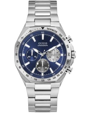 Guess Quartz -tone Stainless Steel Watch 42mm - Gray