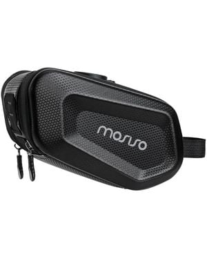 Aoligeijs Waterproof Bike Seat Bag 2l Hard Shell Bicycle Saddle Bag Under Seat Storage Pouch - Black
