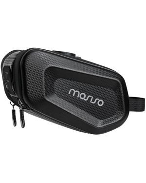 Hikeen Waterproof Bike Seat Bag 2l Hard Shell Bicycle Saddle Bag Under Seat Storage Pouch - Black