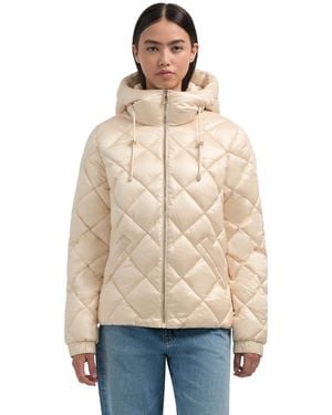 Pajar Skylynn Diamond Quilted Boxy Puffer Jacket - Natural