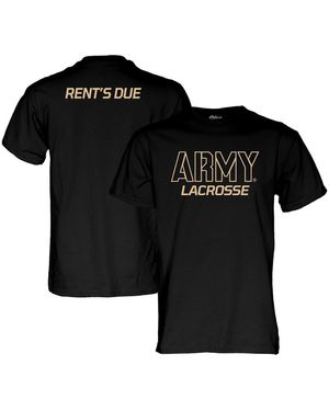Blue 84 And Army Knights Lacrosse Rents Due T-shirt - Black
