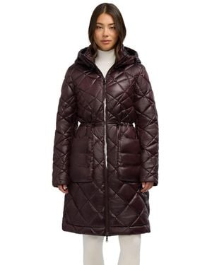 Pajar Halina Lightweight Puffer Hooded Jacket - Brown