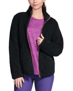 Skechers Oversized Sherpa Jacket - Black