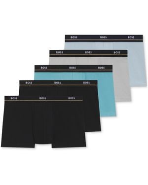 BOSS Boss By Essential 5-pk. Logo Waistband Trunks - Multicolor