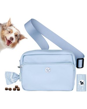 Puppington 3-in-1 Crossbody Dog Walk Bag - Blue