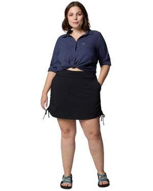Columbia Plus Size All Seasons Regular Fit Skort - Blue