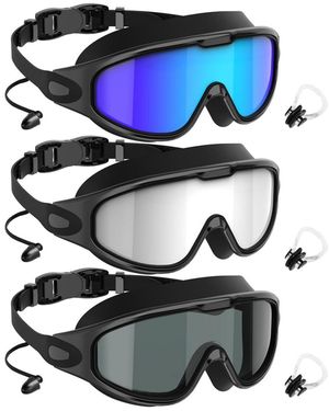 Gnuadz Swim goggles Anti-fog Uv 180degree(s - White