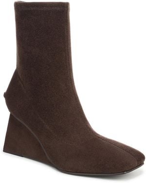 Circus by Sam Edelman Lia Wedge Sock Booties - Brown