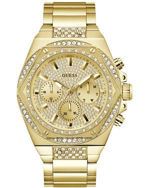 Guess Multifunction Stainless Steel Watch - Metallic