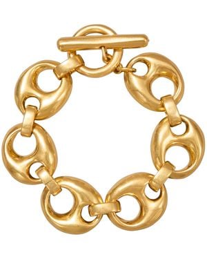 Donna Karan Donna Karan 24k -plated Mariner Drama Flex Bracelet - Metallic