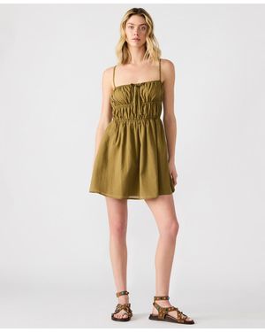 Steve Madden Banded Mini Heather Dress - Yellow
