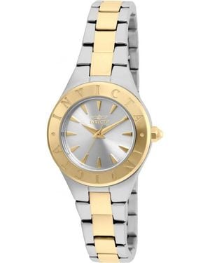 INVICTA WATCH 21745 Wildflower Quartz Silver Dial Watch - Black