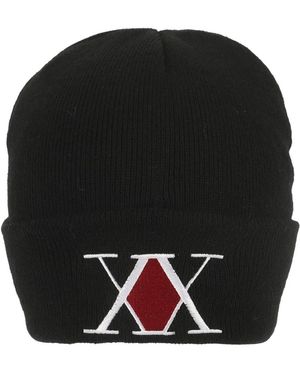 HUNTER Embroidered Logo Cuff Beanie. - Black