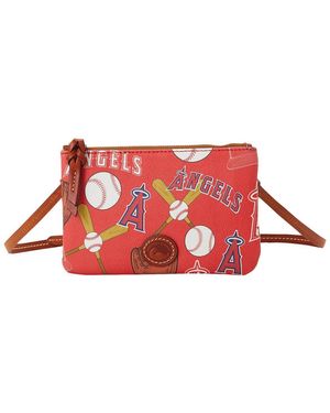 Dooney & Bourke Los Angeles Angels Top Zip Crossbody Purse - Red