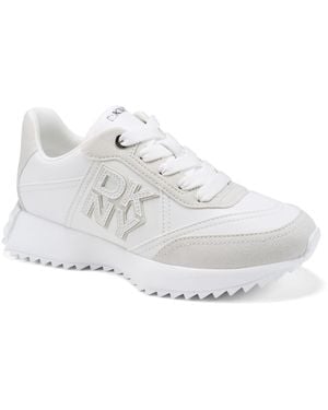 DKNY Nivardi Lace-up Sneakers - White