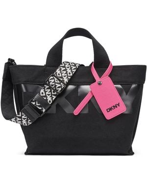 DKNY Brady Medium Logo Crossbody Bag - Black