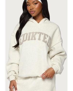 Edikted To You Oversized Hoodie - Natural