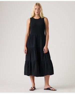 Levi's Cely Smocked Tiered Dress - Black