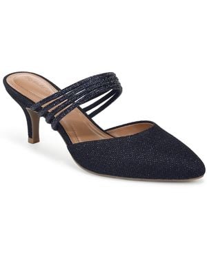 Style & Co. Gennesis Metallic Closed Evening Mule Pumps - Blue