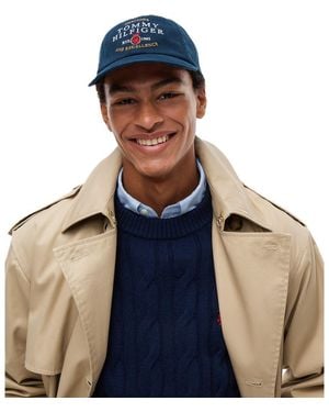 Tommy Hilfiger Embroidered Adjustable Baseball Cap - Blue