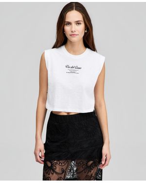 And Now This Graphic-print Muscle Tank Top - White