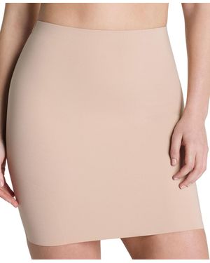 Spanx Suit Your Fancy Pull-on Strapless Tummy Control Half Slip - Natural