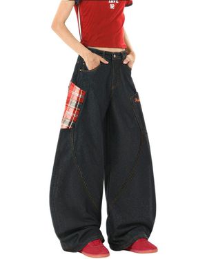 AELFRIC EDEN baggy Barrel Jeans - Blue