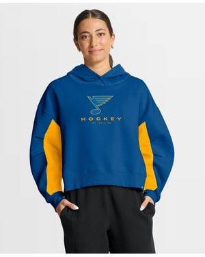 Fanatics St. Louis S Back Check Boxy Hoodie - Blue
