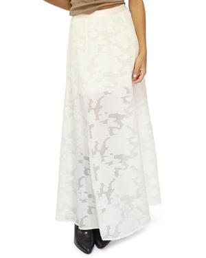 Belle & Bloom Play It Cool Coupe Maxi Skirt - White