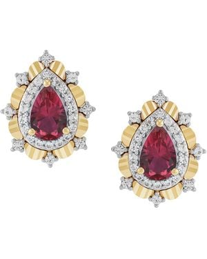 Macy's Lab-grown Emerald (5/8 Ct. T.w. - Pink