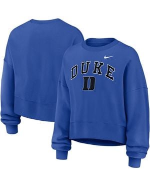 Nike Duke Blue Devils Oversized Phoenix Arch Pullover Sweatshirt