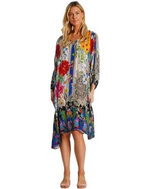 La Moda Clothing Midi Summer Dress - Red