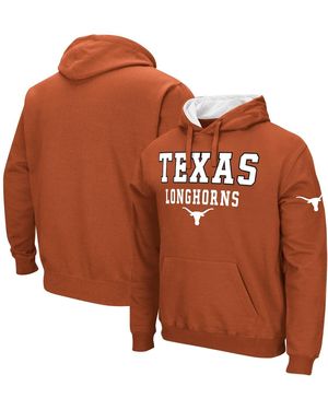 Colosseum Athletics Texas Longhorns Sunrise Pullover Hoodie - Brown