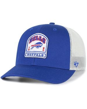 '47 Buffalo Bills Headstone Trucker Adjustable Hat - Blue