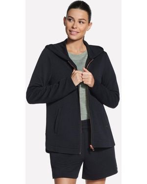 Skechers Go Walk Ottoman Tunic Jacket - Blue