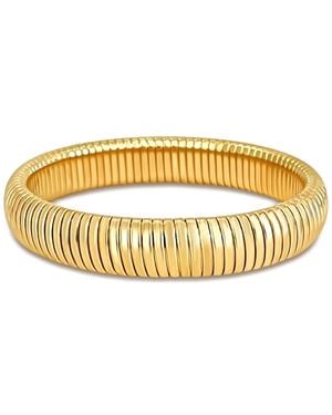 Ellie Vail Sandra Coil Bangle Bracelet - Metallic