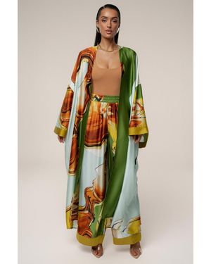 JLUXLABEL Nola Maxi Duster - Multicolor