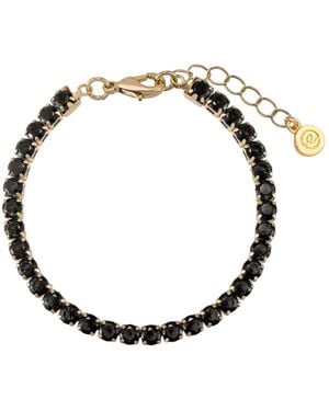 Ettika 18k Gold-plated Giselle Sparkle Crystal Bracelet - Metallic