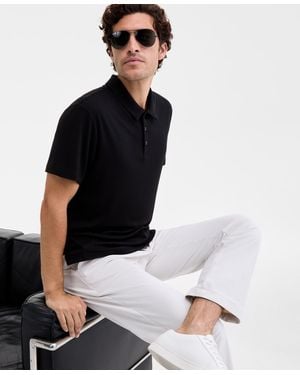 Alfani Alfatech Polo Shirt - Black