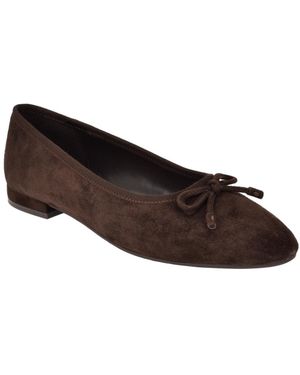 Calvin Klein Cyrie Low Block Heel Ballet Flats - Brown