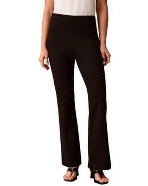 Calvin Klein High Waisted Bootcut Compression Pants - Black