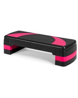 COSTWAY 31'' Aerobic Exercise Stepper Cardio Sneaker W/riser Adjustable - Red
