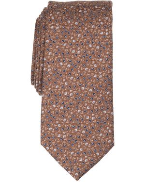 Club Room Pembroke Floral Tie - Brown