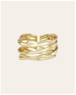 Zoe Lev Wrap Around Ring - Natural