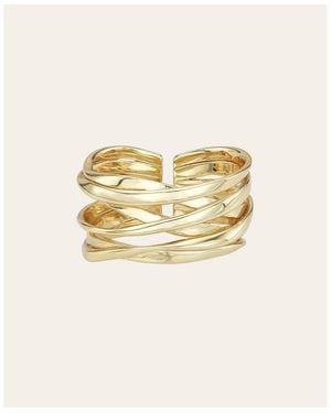 Zoe Lev Wrap Around Ring - Natural