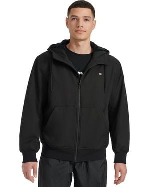 Champion Sport Shell Hooded Zipper Jacket - Black