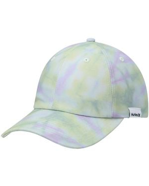 Hurley Pastel Tie-dye Snapback Hat - Blue